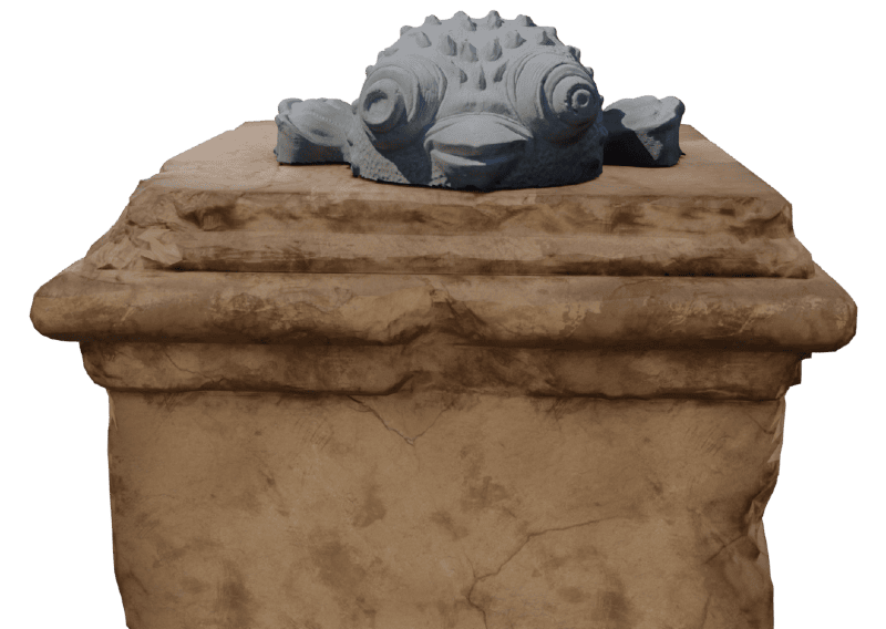 Pufferfish plaque memorial image